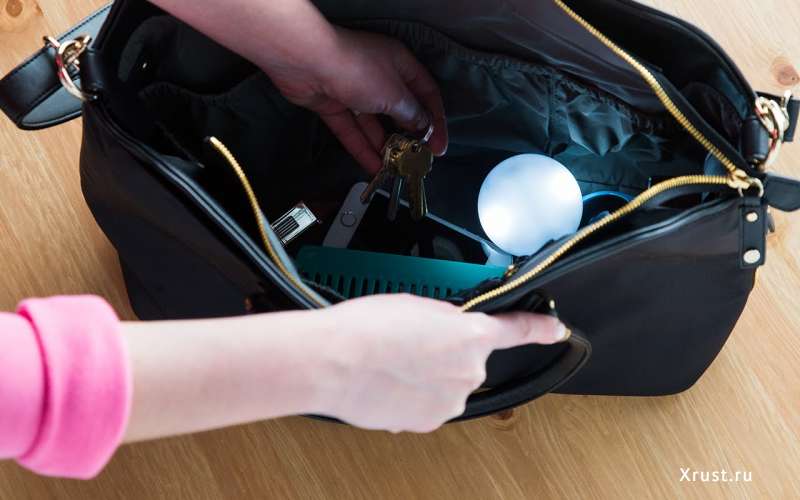 Bag Light. Подсветка для женской сумочки