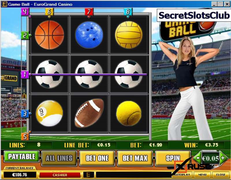 Game Ball Slots в казино Вулкан